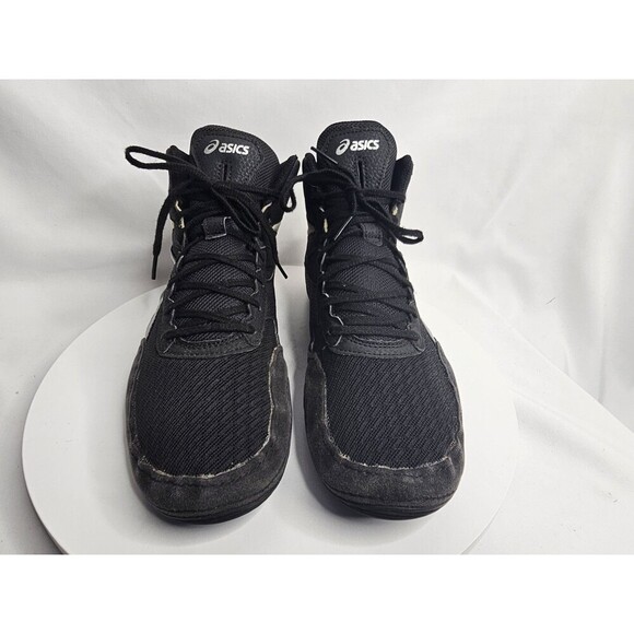 ASICS Matflex 6 Men’s Size 10 Black Wrestling Logo Lightweight Shoes 1081A021 - Picture 3 of 7